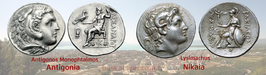 antigonia nicaea iznik başka bi yer